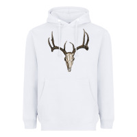 White deer skull Heavyweight Hoodie - RanaPortraitStore