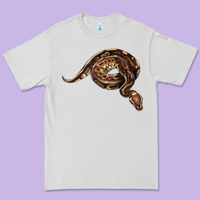 Royal Ball Python Illustrations Premium Tee Designed By Lillyallendesigns