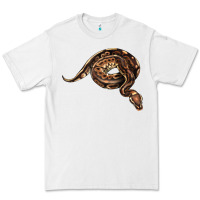 White Royal Ball Python Illustrations Premium Tee - LillyAllenDesigns