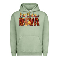 Pigment Oil Green birthday diva Urban Hoodie - NancyCooperArtShop