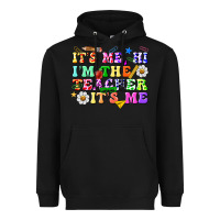 Black its me hi im the teacher its me Heavyweight Hoodie - texasbilliewilder