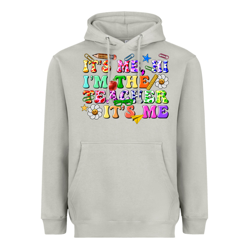 Its Me Hi Im The Teacher Its Me Heavyweight Hoodie by texasbilliewilder | Teevron