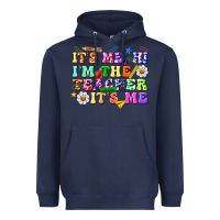 Navy its me hi im the teacher its me Heavyweight Hoodie - texasbilliewilder