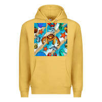Antique Gold sea animals Premium Hoodie - BundleAndBundleShop