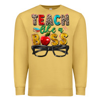 Antique Gold teach like a boss Premium Sweatshirt - Zillion Design Studio
