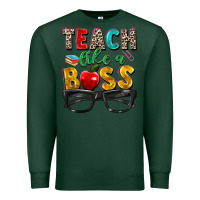 Sports Green teach like a boss Premium Sweatshirt - Zillion Design Studio