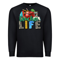 Black teacher life Premium Sweatshirt - Zillion Design Studio