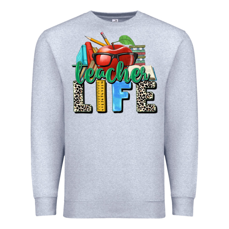 Teacher Life Premium Sweatshirt by Zillion Design Studio | Teevron