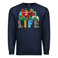 Navy teacher life Premium Sweatshirt - Zillion Design Studio