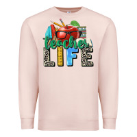 Pale Pink teacher life Premium Sweatshirt - Zillion Design Studio