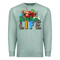 Seafoam teacher life Premium Sweatshirt - Zillion Design Studio