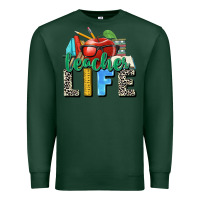 Sports Green teacher life Premium Sweatshirt - Zillion Design Studio
