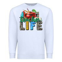 White teacher life Premium Sweatshirt - Zillion Design Studio