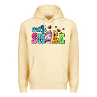Pina Colada milk shake with chocolate heart Premium Hoodie - AdoDesignShop