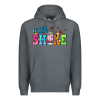Rock milk shake with chocolate heart Premium Hoodie - AdoDesignShop
