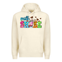 Sandshell milk shake with chocolate heart Premium Hoodie - AdoDesignShop