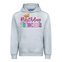 Heather Grey birthday princess Urban Hoodie - NancyCooperArtShop