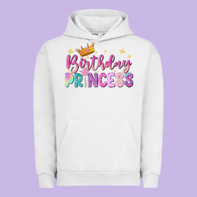Birthday Princess Urban Hoodie Designed By Nancycooperartshop