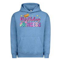 Pigment Pebble Blue birthday princess Urban Hoodie - NancyCooperArtShop