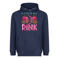 Navy in october we wear pink Heavyweight Hoodie - Zillion Design Studio