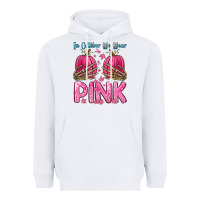 White in october we wear pink Heavyweight Hoodie - Zillion Design Studio