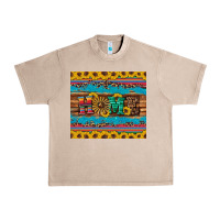 French Oak western home wind wheel sunflowers Urban Heavy Tee - Artiststas