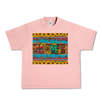 Western Home Wind Wheel Sunflowers Urban Heavy Tee | Teevron