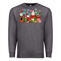 Charcoal Heather christmas gnomes coffee cups Premium Sweatshirt - texasbilliewilder