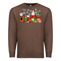 Chestnut christmas gnomes coffee cups Premium Sweatshirt - texasbilliewilder
