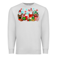 Dove Grey christmas gnomes coffee cups Premium Sweatshirt - texasbilliewilder