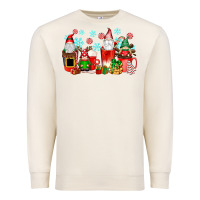 Sandshell christmas gnomes coffee cups Premium Sweatshirt - texasbilliewilder
