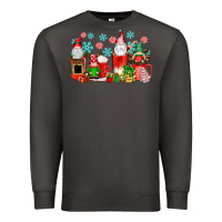 Smoke christmas gnomes coffee cups Premium Sweatshirt - texasbilliewilder