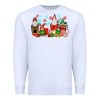 White christmas gnomes coffee cups Premium Sweatshirt - texasbilliewilder