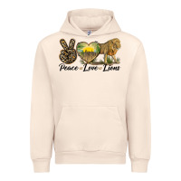 Sandshell peace love lions Urban Hoodie - LillyAllenDesigns