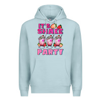 Blue Mist its shake party with milkshake Premium Hoodie - AdoDesignShop