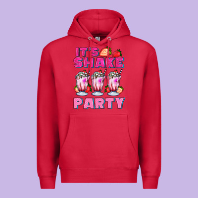 Its Shake Party With Milkshake Premium Hoodie Designed By Adodesignshop