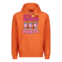 Carrot its shake party with milkshake Premium Hoodie - AdoDesignShop