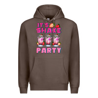 Coffee its shake party with milkshake Premium Hoodie - AdoDesignShop