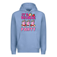 Colony Blue its shake party with milkshake Premium Hoodie - AdoDesignShop