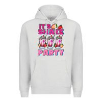 Dove Grey its shake party with milkshake Premium Hoodie - AdoDesignShop