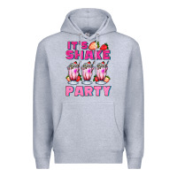 Heather Grey its shake party with milkshake Premium Hoodie - AdoDesignShop