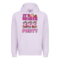 Lilac its shake party with milkshake Premium Hoodie - AdoDesignShop
