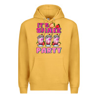 Mustard its shake party with milkshake Premium Hoodie - AdoDesignShop