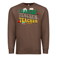 Chestnut teacher teacher teacher Premium Sweatshirt - Zillion Design Studio