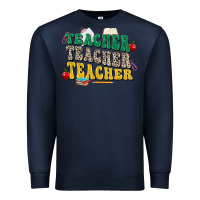 Navy teacher teacher teacher Premium Sweatshirt - Zillion Design Studio