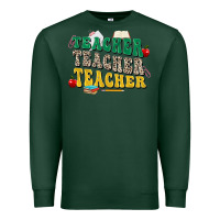 Sports Green teacher teacher teacher Premium Sweatshirt - Zillion Design Studio