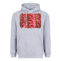 Heather Grey valentine's day xoxo brushstroke Heavyweight Hoodie - RanaPortraitStore