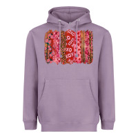 Lavender valentine's day xoxo brushstroke Heavyweight Hoodie - RanaPortraitStore