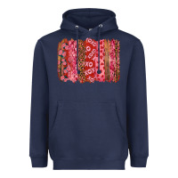 Navy valentine's day xoxo brushstroke Heavyweight Hoodie - RanaPortraitStore
