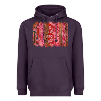 Plum valentine's day xoxo brushstroke Heavyweight Hoodie - RanaPortraitStore